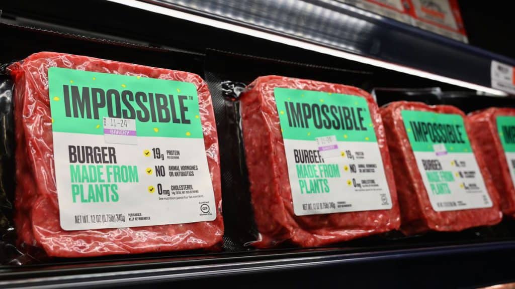 Plant-based meat in stores